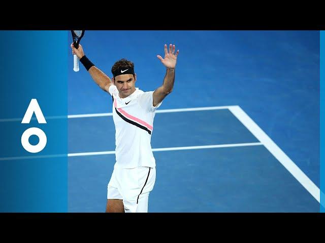 Tomas Berdych v Roger Federer match highlights (QF) | Australian Open 2018