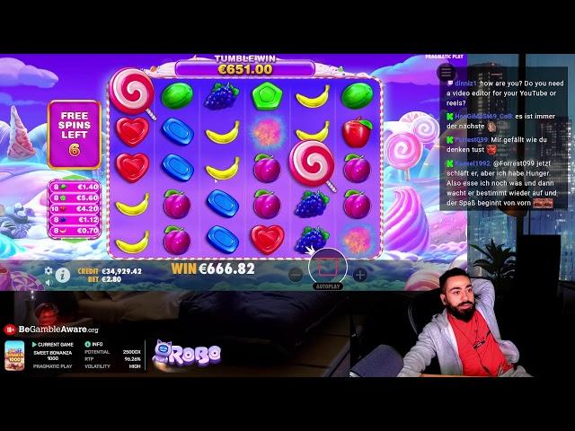 LIVE SLOTS 16.000€ with CEM | !Robo 200% nonsticky Bonus