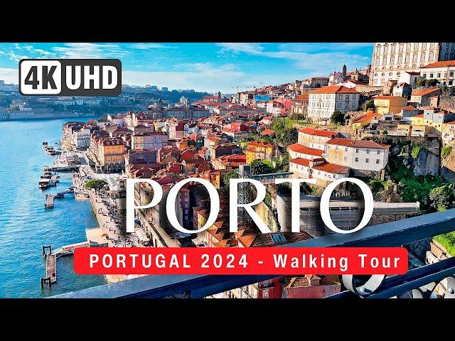 2024 PORTO Walking Tour 4K Portugal  ️ CAPTIONS (▶️ 137 min)