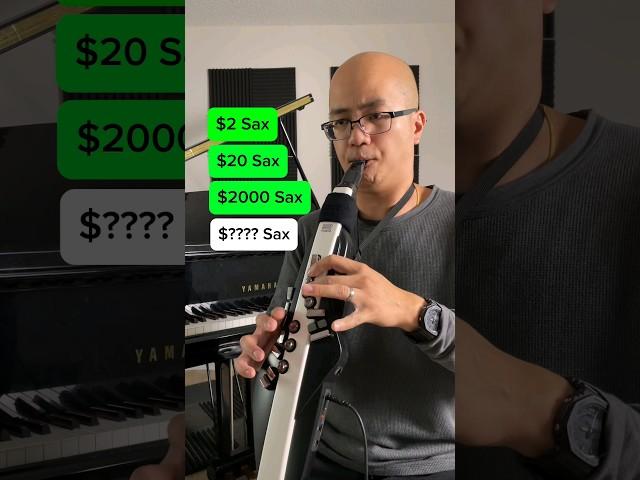 $2 vs $20,000 saxophone??? #saxophone