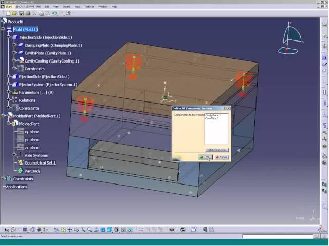 Designing Complex Molds Quickly with CATIA