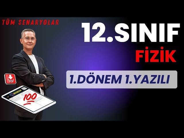 12.SINIF FİZİK 1.DÖNEM 1.YAZILI ÇALIŞMASI | FİZİK YAZILI ÇALIŞMASI | 1.DÖNEM 1.YAZILI ÇALIŞMASI