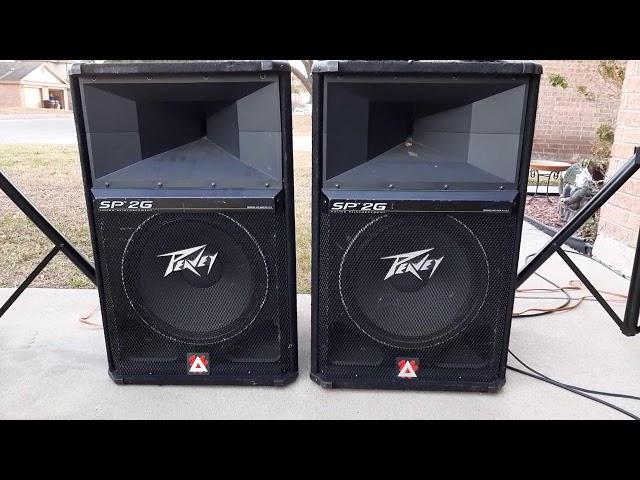 Peavey SP 2G and QSC GX5 Sound System