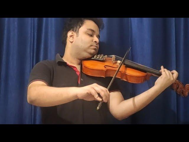 Jete Dao Amay Deko Na | Violin Cover | Anirban