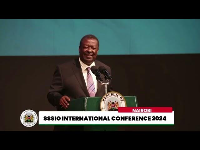 Musalia Mudavadi speaks at SSSIO Conference after last week prediction of Deadly Gen Z - Protest