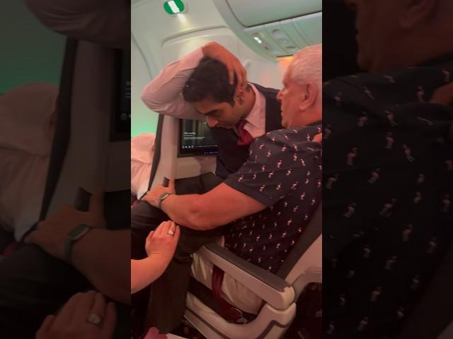 Turbulence on Qatar Airways flight from Doha to Dublin, Some people were hitting the roof…此生經歷最驚恐瞬間…