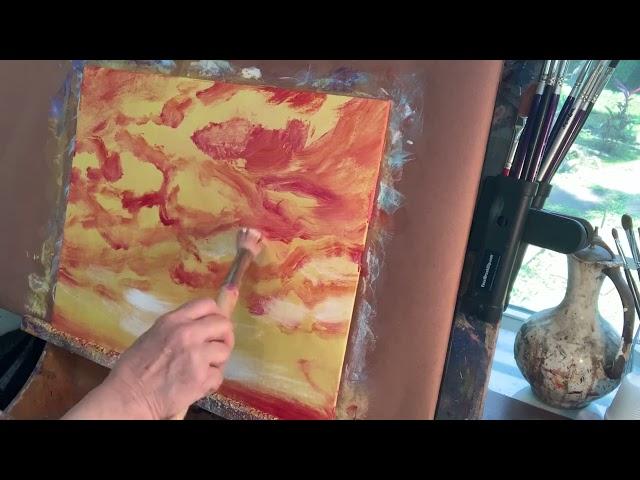 Maureen Seeba - Paints a Sunset