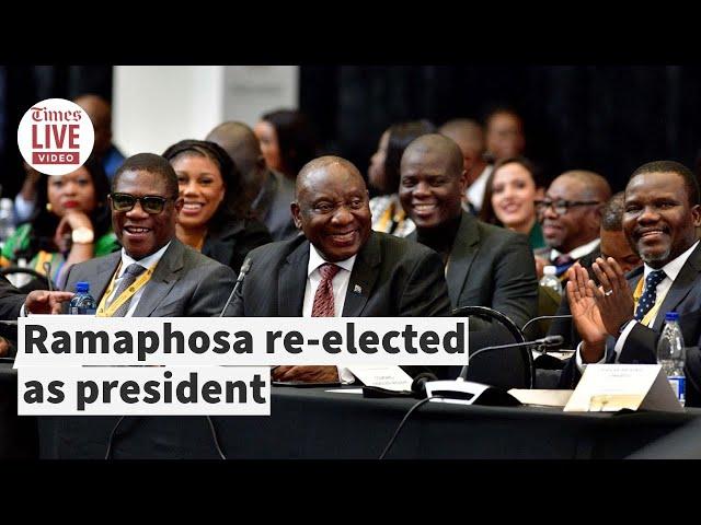 Ramaphosa re-elected as president