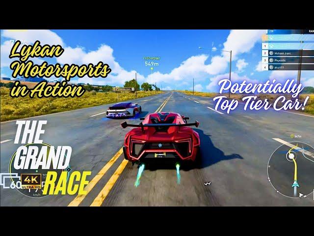 Lykan Motorsports Hypercar in action. The Grand Race Set [366]  Motorfest Gameplay 4K