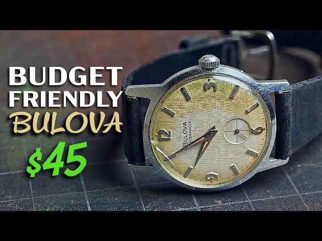 Hidden Gem or eBay Junk?  Rebuilding a 1965 Bulova Linen Dial