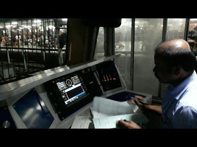 Inside WDP4D AT NIGHT l Diesel Locomotive l Engine Ride l Indian Railways l 2020