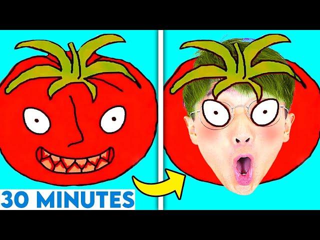 LANKYBOX Playing MR. TOMATOS At 3AM! (BAD IDEA!)