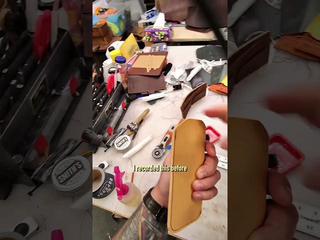 Artisan POV Making a Leather Sunglasses Sleeve