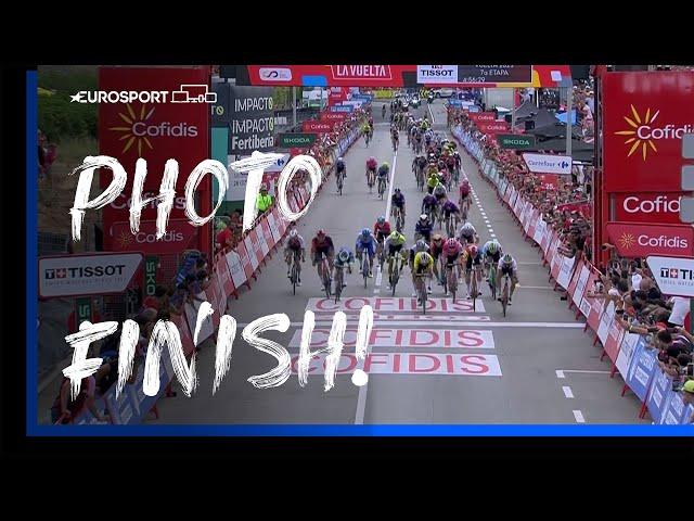 Incredible Finish! | Huge Drama At The End Of La Vuelta Stage 7 | Eurosport