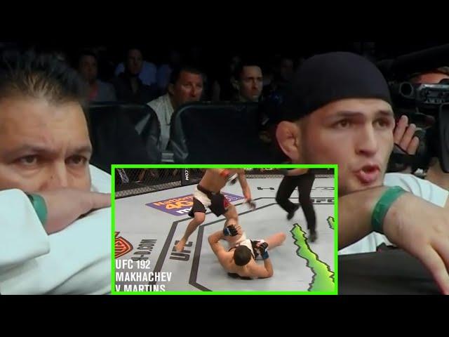 Khabib reacts to Islam makhachev's only loss in mma