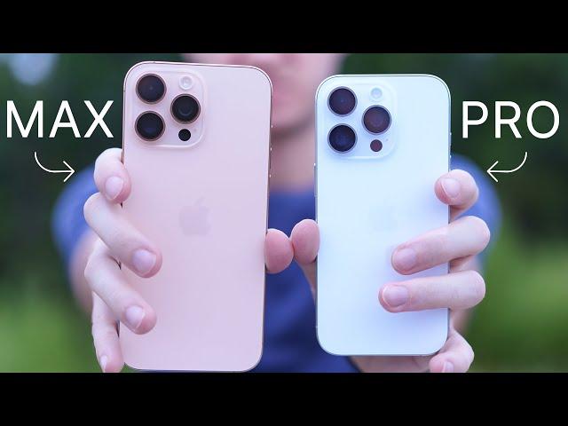 iPhone 16 Pro vs Pro Max After 25 Days - Don’t Be Like Me..