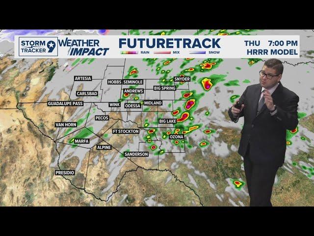 Weather Impact Alert: Severe Storms Through the Overnight | West Texas Forecast