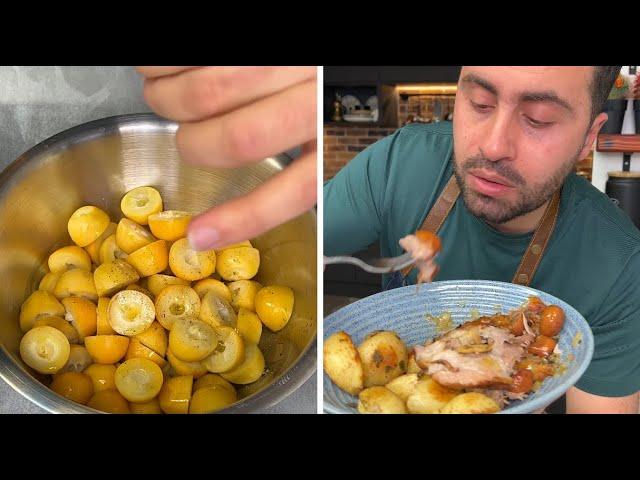 [Lamb arms with Yellow dates In the Oven] كتف خاروف مع البلح الأصفر والزعتر اشي خيالي