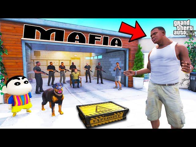 Franklin's House Is A New Mafia Hideout In GTA 5 | SHINCHAN and CHOP
