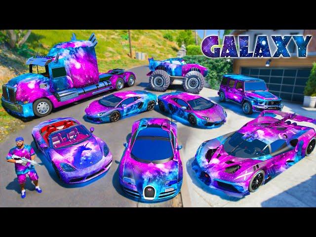 GTA 5 - Stealing GALAXY LUXURY CARS with Franklin! (GTA V Real Life Cars #150)