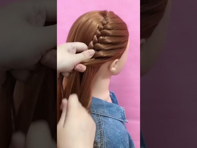 2 minutes Easy Hairstyle Tutorial for Girls #ytshorts #hairstyle #youtubeshorts #glamreel