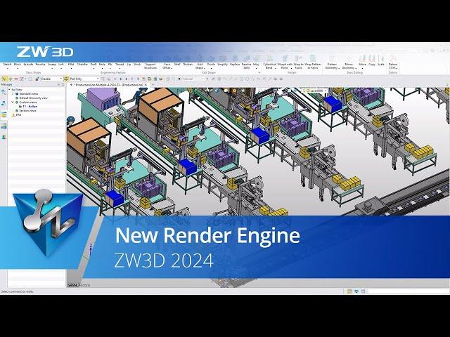 ZW3D 2024 Official  - New Render Engine