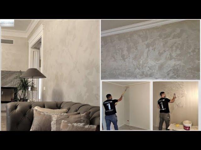 Дешёвая декоративная краска, как нанести самому?