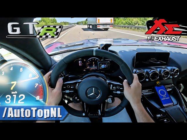 Mercedes-AMG GTR PRO *INSANE* 312km/h AUTOBAHN POV by AutoTopNL
