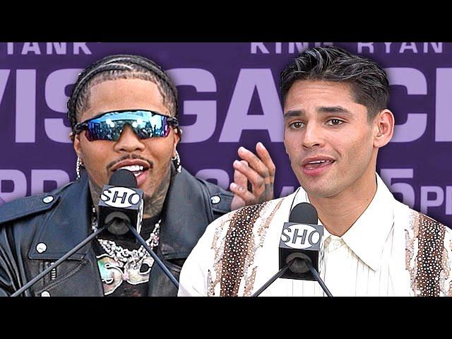 GERVONTA DAVIS VS RYAN GARCIA •  FULL LOS ANGELES PRESS CONFERENCE & FACE OFF VIDEO