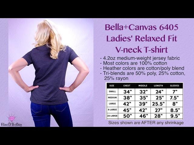 Bella+Canvas 6405 Ladies' Relaxed fit T-shirt Review