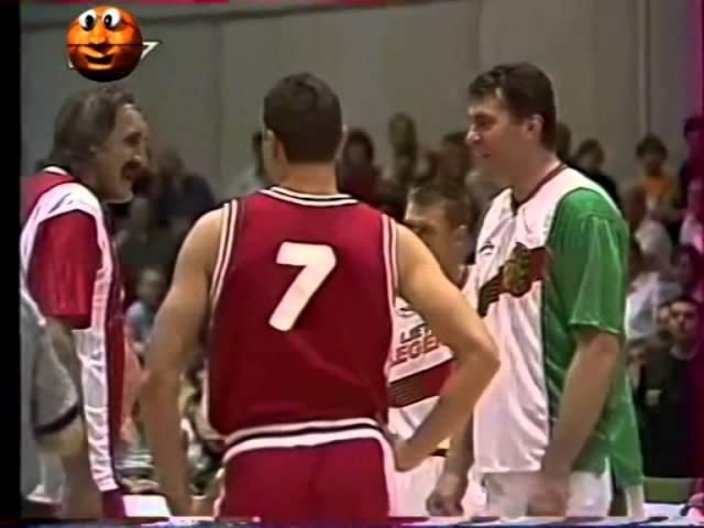 Jumpball Sabonis Tkachenko 1998  Zalgiris Cska