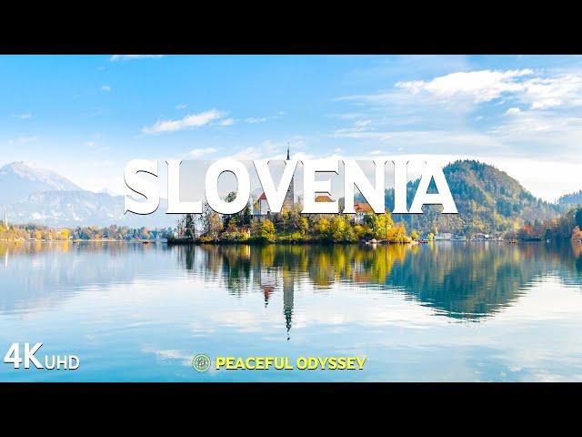 4K UHD｜Beautiful natural scenery of Slovenia, relaxing meditation music