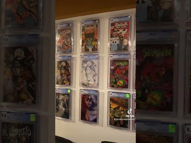 Graded Comic Wall #comics #comic #gradedcomics #marvel #wolverine #cgc #cgccomics #collection