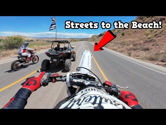 Streets To The Beach On Dirt Bikes - Buttery Vlogs Ep248