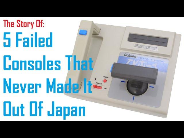 5 Failed Consoles That Never Made It Out Of Japan