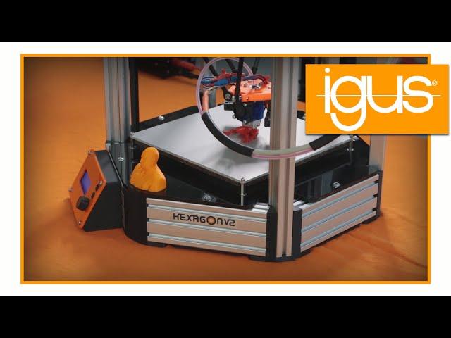 HEXAGON v2 3D-printer - DIY with igus® products