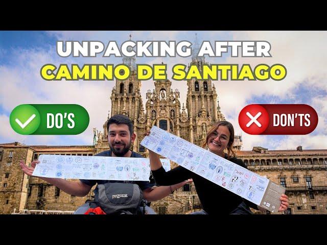 Post-Camino de Santiago Packing List (MALE/FEMALE)