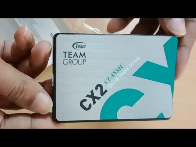 TEAMGROUP SATA SSD Unboxing and  Install