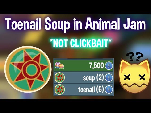 TOENAIL SOUP IN ANIMAL JAM *NOT CLICKBAIT* | Animal Jam September Update