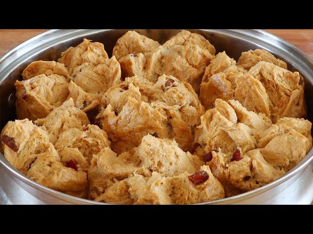 Teach you to make brown sugar jujube flowering buns