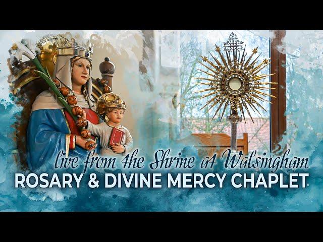 LIVE | Divine Mercy Chaplet and Rosary - 11th November 2024