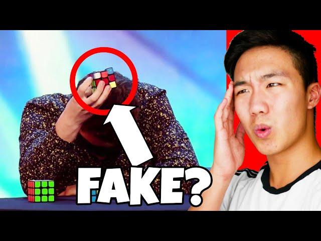 EXPOSING FAKE RUBIK'S CUBE ACT (Britains Got Talent)