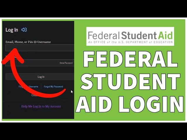 How to Login to Federal Student Aid Account 2023 (studentaid gov log in)