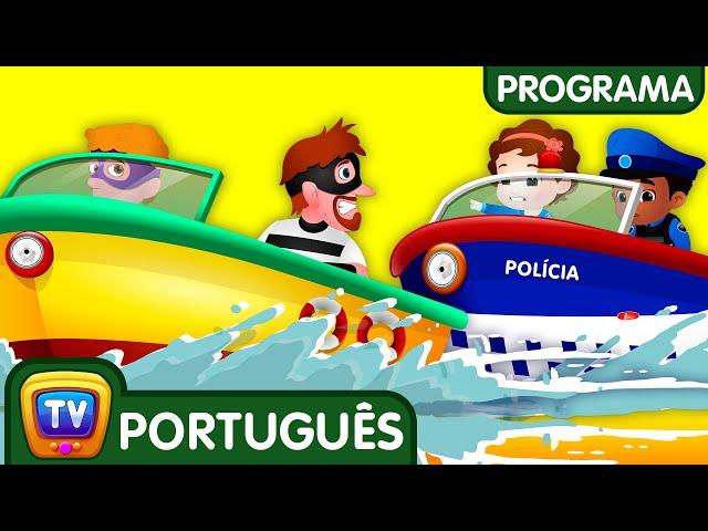 Polícia ChuChu TV - A Perseguição de Barco (The Boat Chase) - Histórias Divertidas Para Crianças