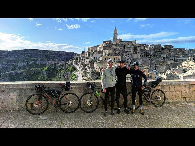 Matera. Italy on bicycle, bikepacking.