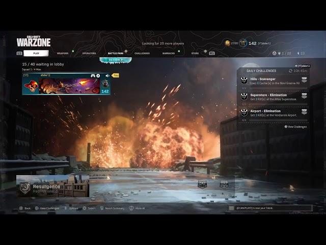 Warzone Rebirth #1 Sniper High Kill Games Slider12 Stream Cold War Warzone