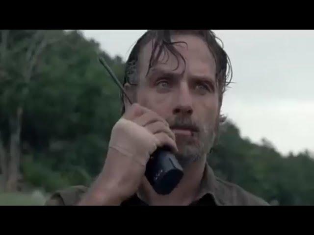 The Walking Dead 8x10 Ending Scene - Rick Tells Negan About Carl's Death