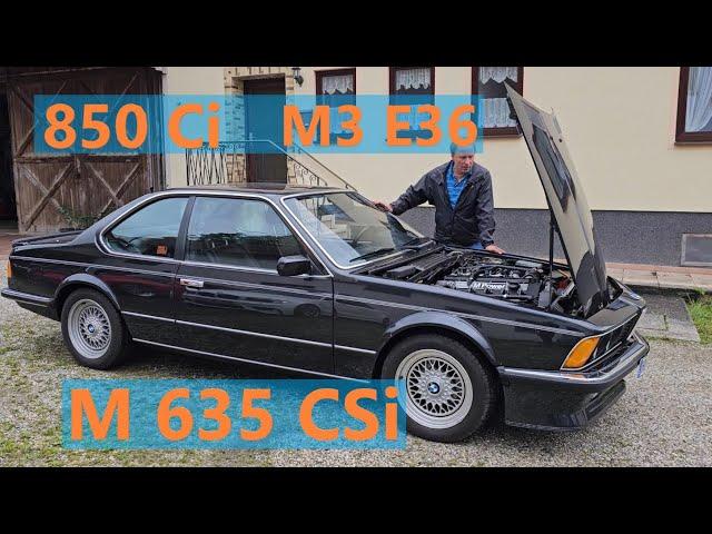 850i mit losen Hohlschrauben, M3 E36 S50 Ölpumpe Regelkolben, M635 CSi M88 mit seltsamen Geräuschen.