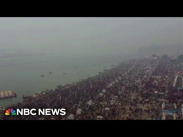 Dozens killed in crowd crush at world's largest religious festival in India