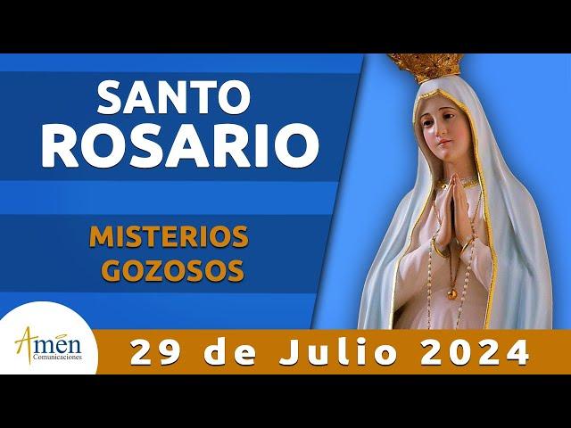 Santo Rosario Hoy Lunes 29 Julio 2024 l Padre Carlos Yepes l Misterios Gozosos